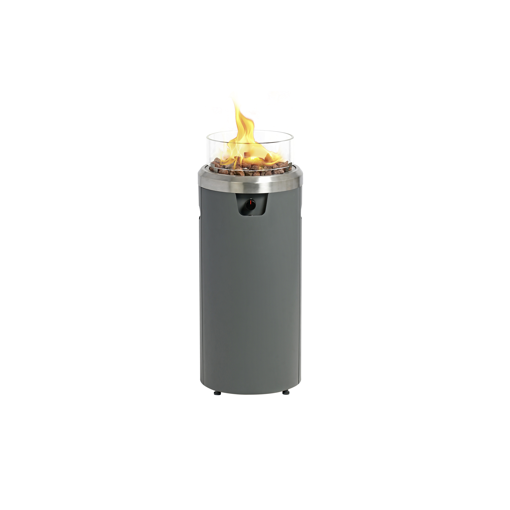 Heatmaxx Round Gas Fire Pit Column — 15in., 30,000 BTU, Blue, Model# SRGF21905-SR